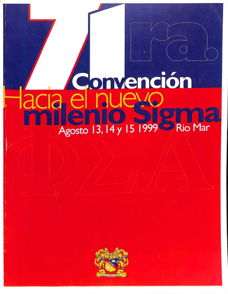 Portada del Anuario Phi Sigma Alpha de 1999