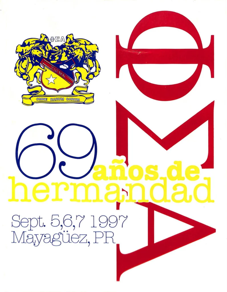 Portada del Anuario Phi Sigma Alpha de 1997