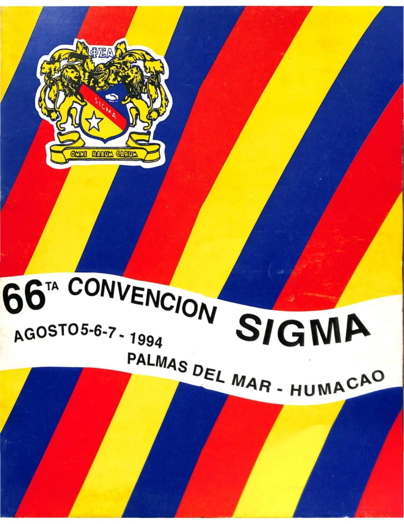 Portada del Anuario Phi Sigma Alpha de 1994