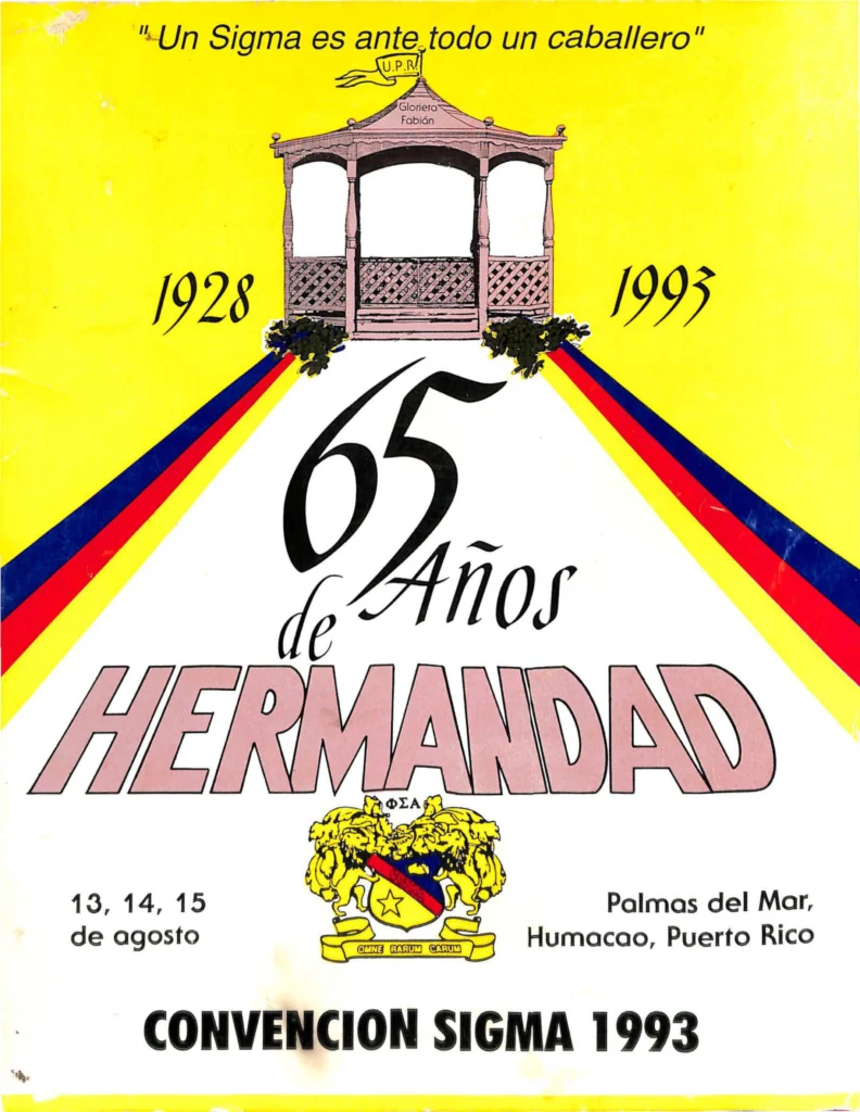 Portada del Anuario Phi Sigma Alpha de 1993
