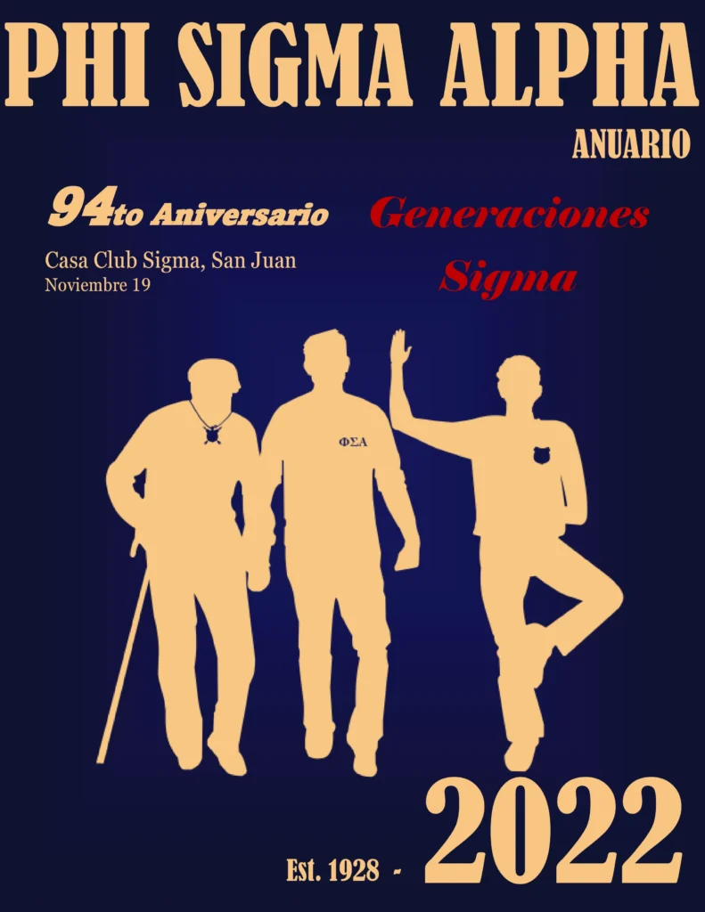 Portada del Anuario Phi Sigma Alpha de 2022