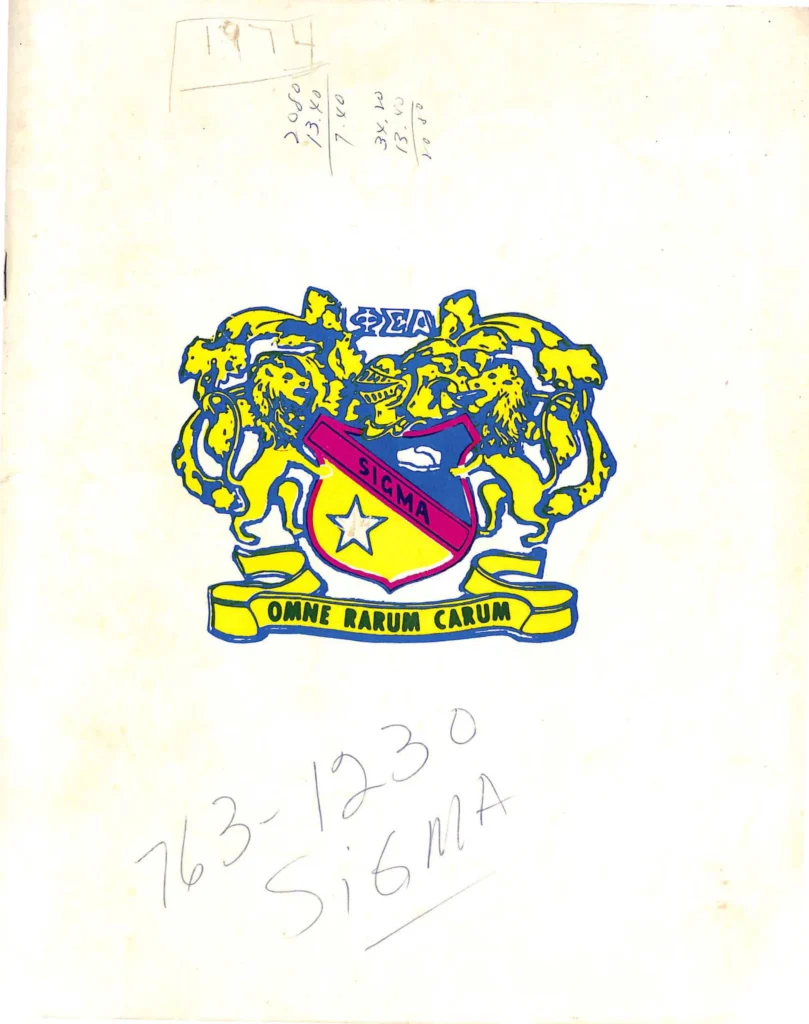 Portada del Anuario Phi Sigma Alpha de 1975