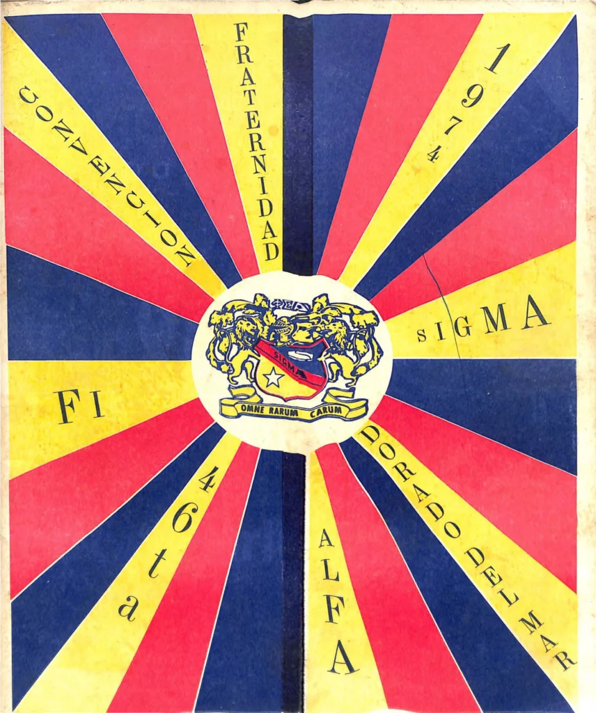 Portada del Anuario Phi Sigma Alpha de 1974