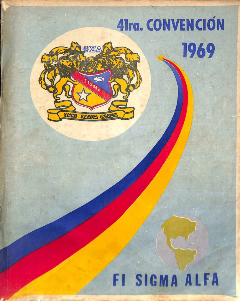 Portada del Anuario Phi Sigma Alpha de 1969