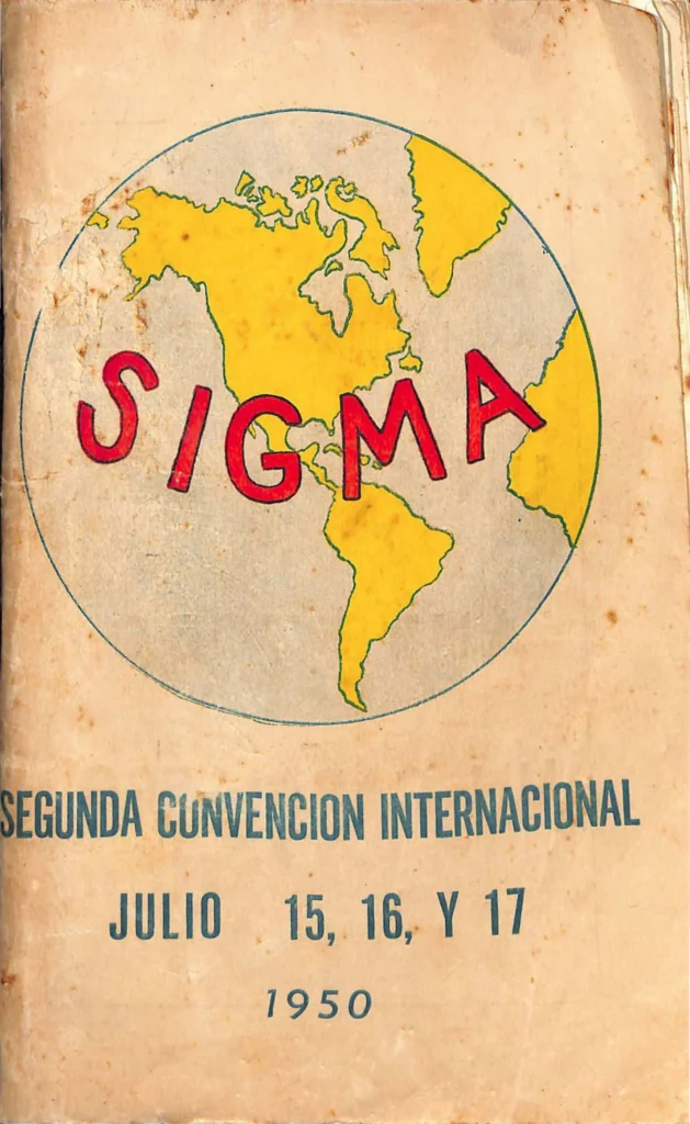Portada del Anuario Phi Sigma Alpha de 1950